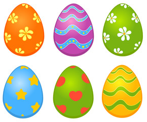 Easter colored egg. Easter card