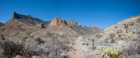 Chisos Mountains in Big Bend National Park