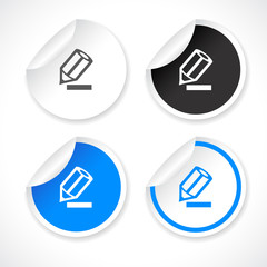 Stickers for web. Vector.