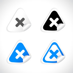 Stickers for web. Vector.