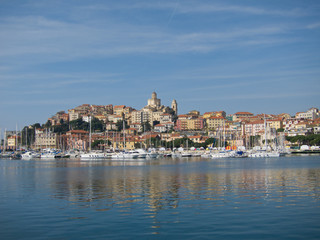 Fototapeta na wymiar Porto Maurizio, Liguria, Port