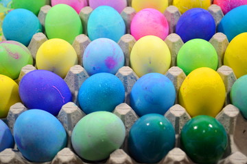 Drying Easter Eggs