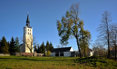 church in village