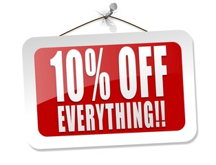 10% off everything