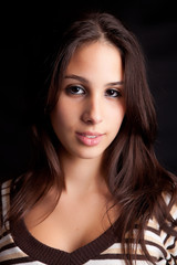 Obraz premium Young and beautiful woman portrait