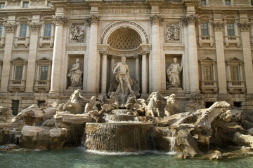 Trevi Fountain Front View