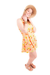 woman dressed for summer