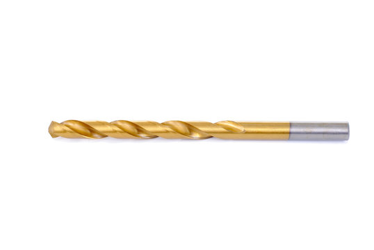 drill bit over a white background