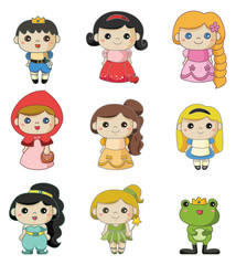 cartoon story people  icon