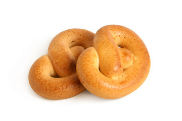 Knot-shaped biscuits