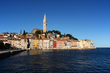 View on the city Rovinj in Croatia (Europe)