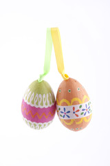 easter eggs with band