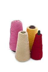 4 cones of wool