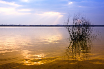 Sunset lake