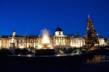 Fototapeta na wymiar Trafalgar Square in London