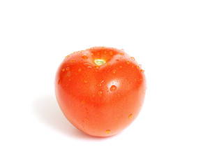 tomato with water droplets