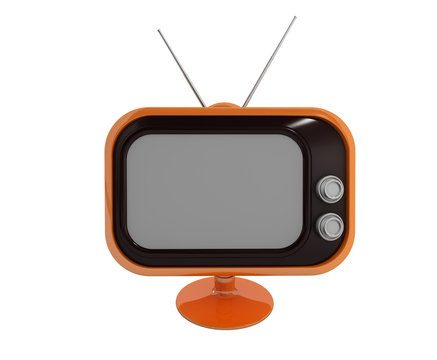 Fernseher Retro (mit Freistellungspfad)