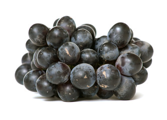 bunch of black grapes