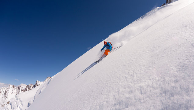 Skitour Abfahrt