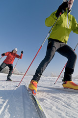 Wintersportler beim Ausdauertraining