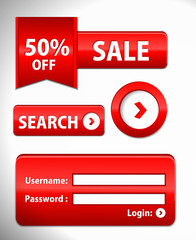 Vector website forms