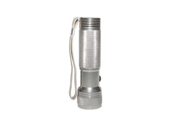 a metal flashlight