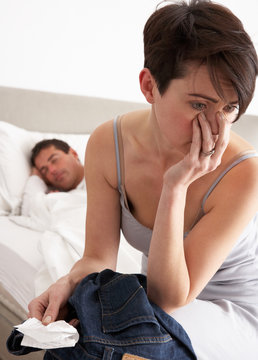 Suspicious Wife Finds Receipt Of Husband's Whilst He Sleeps