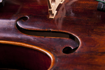 violin string art musical objekt