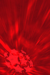 Красный абстрактный фон со звездами