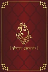 traditional Hindu wedding card