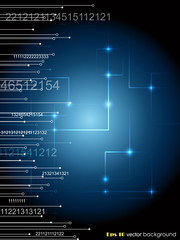 Blue technology background