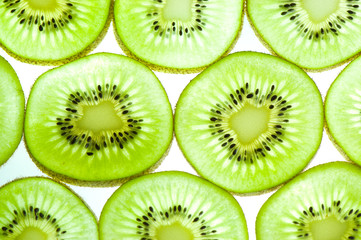 Fototapeta premium section of kivi fruit
