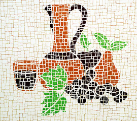 mosaico vinho