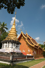 Fototapeta premium Phrathat Lampang Luang at Lampang province Thailand