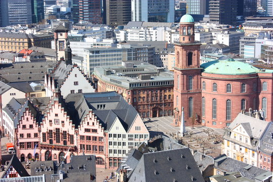 Frankfurt, Paulskirche und Römer (April 2011)