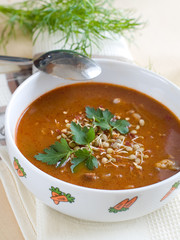 Chili lentil soup