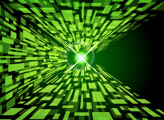 Abstract technology lines vector background