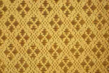 Pattern Thai silk gold