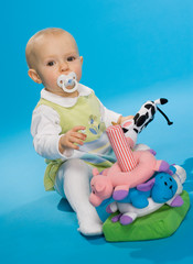baby and toy