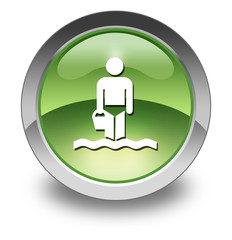 Green Glossy Pictogram 