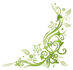 Frühling, Ranke, flora, Blumen, Blüten, filigran, Grüntöne