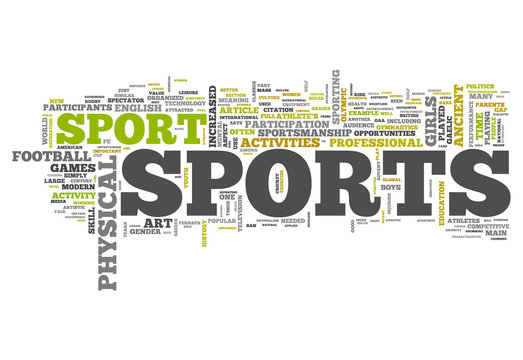 Word Cloud "Sports"