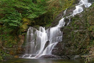 Fototapeta na wymiar Torc waterfall in Killarney National Park - Ireland