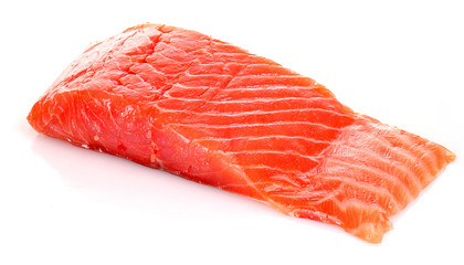 Red fish  isolated on white