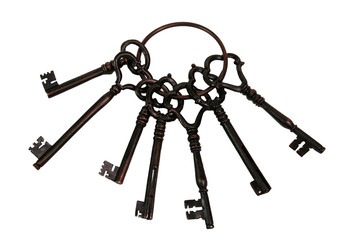 llaves + fondo blanco