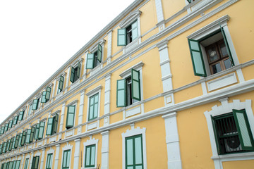 A building architectural form thai.