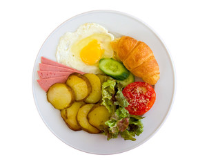 Breakfast in a plate