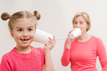 Communication - mug phone