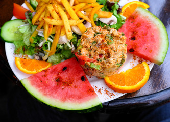Fresh fruits salad