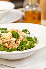 Chicken salad with avocado